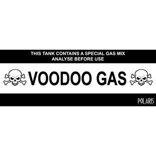 Aufkleber Voodoo Gas&mdash; 29 x 10 cm