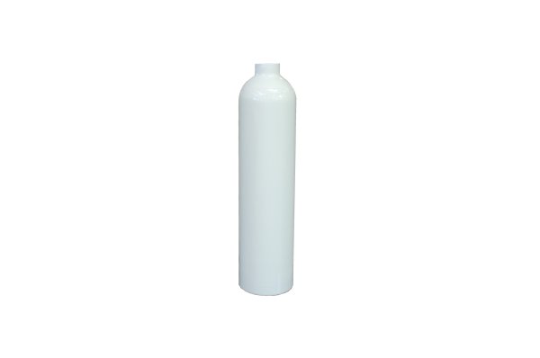 MES 5,7 L Aluflasche weiß 207 bar - Rohling