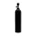 MES 2 L/ 200 bar Aluflasche schwarz  mit Ventil 12800
